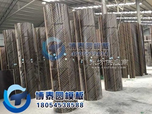 仿古建筑現(xiàn)澆混凝土圓柱施工模具圖片